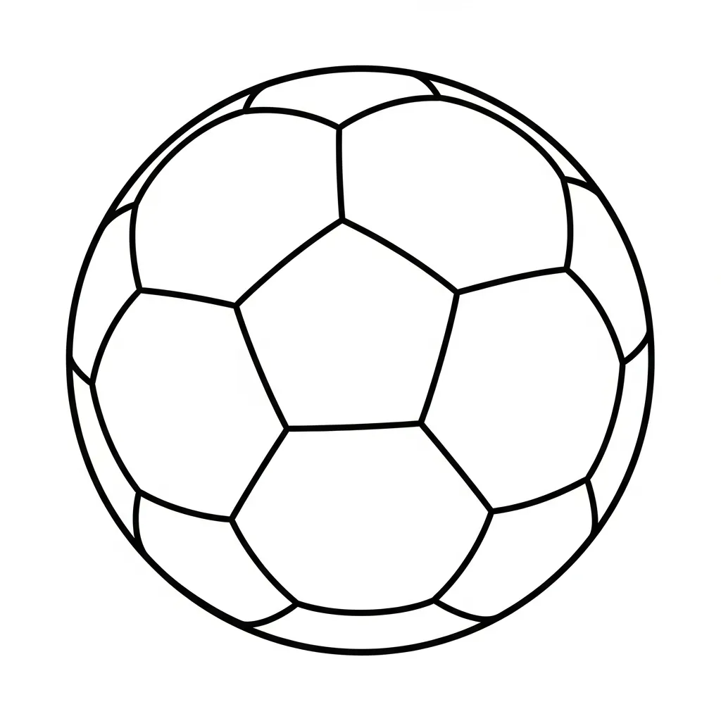 Pelota para colorear para imprimir para niño de 4 años