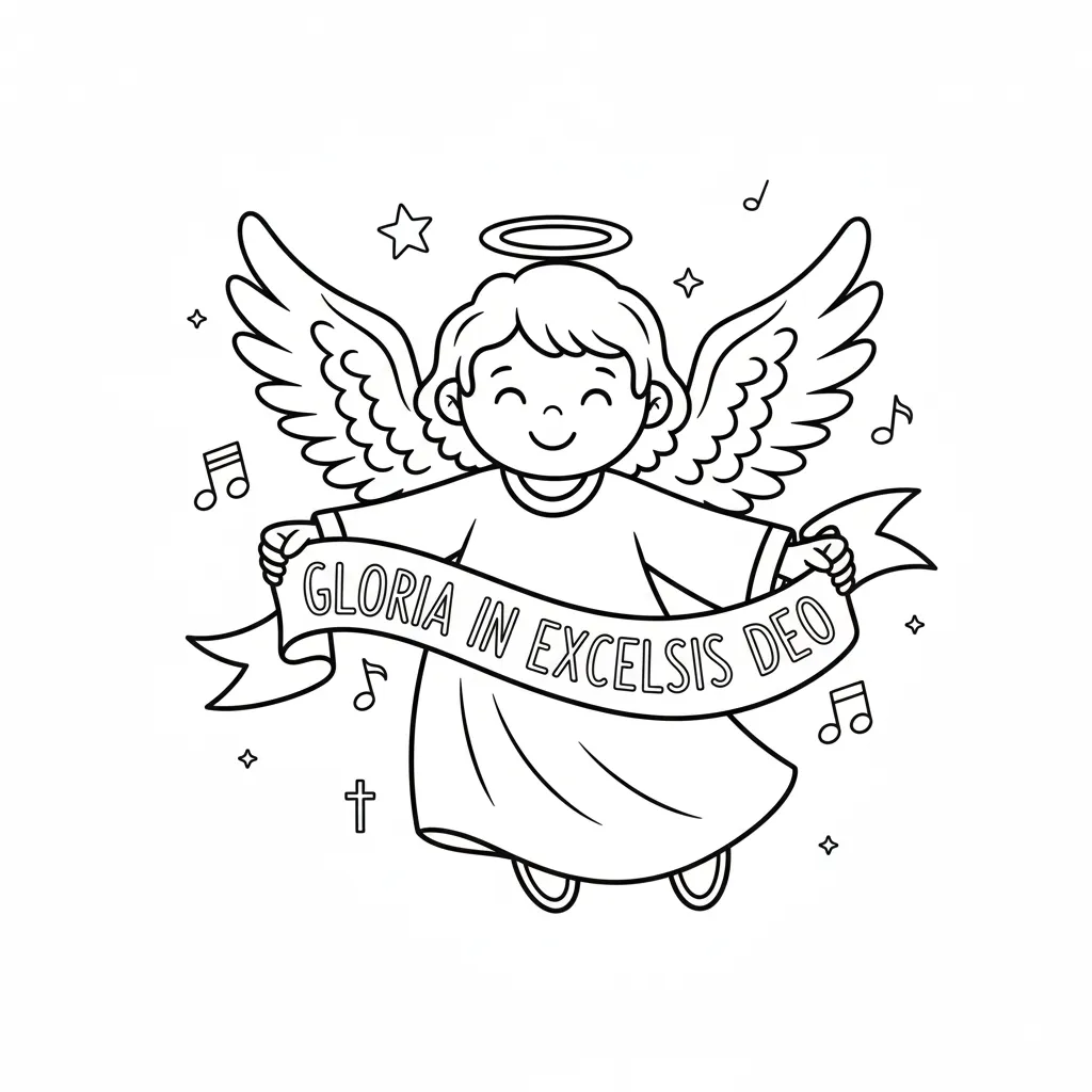 Pesebre 3 para colorear para niño de para imprimir