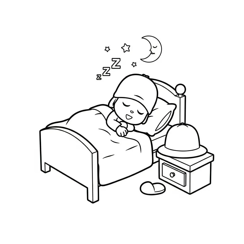 Pocoyó para colorear gratis