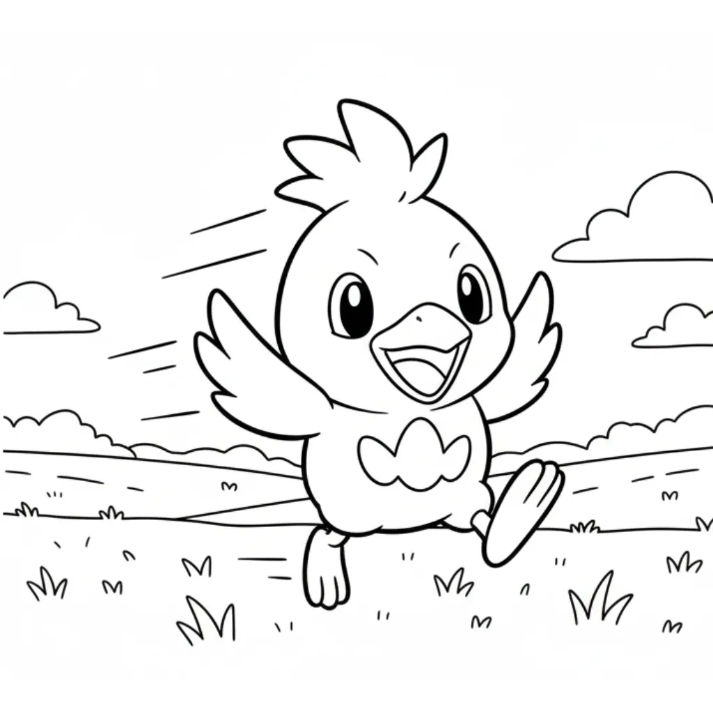 imprimir Pokémon 22 para colorear gratis