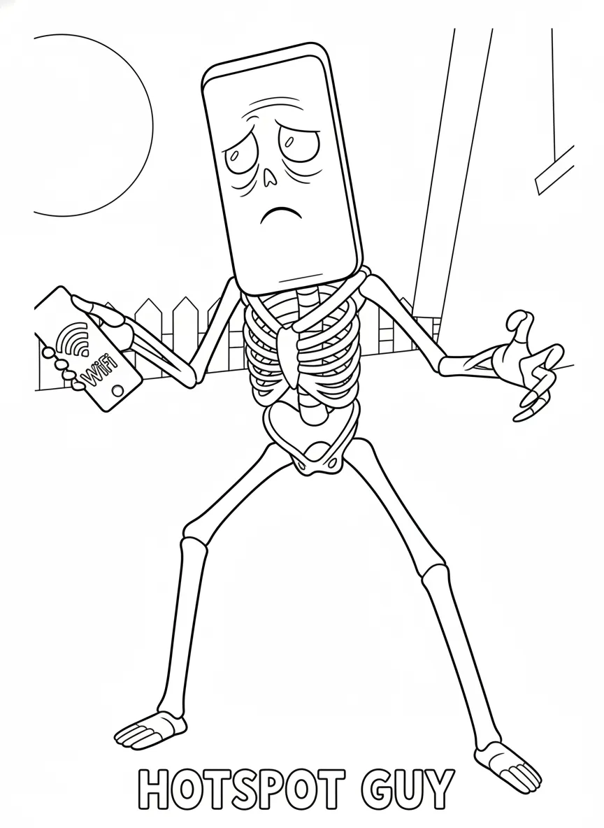 Pot Hospot 3 para colorear para descargar