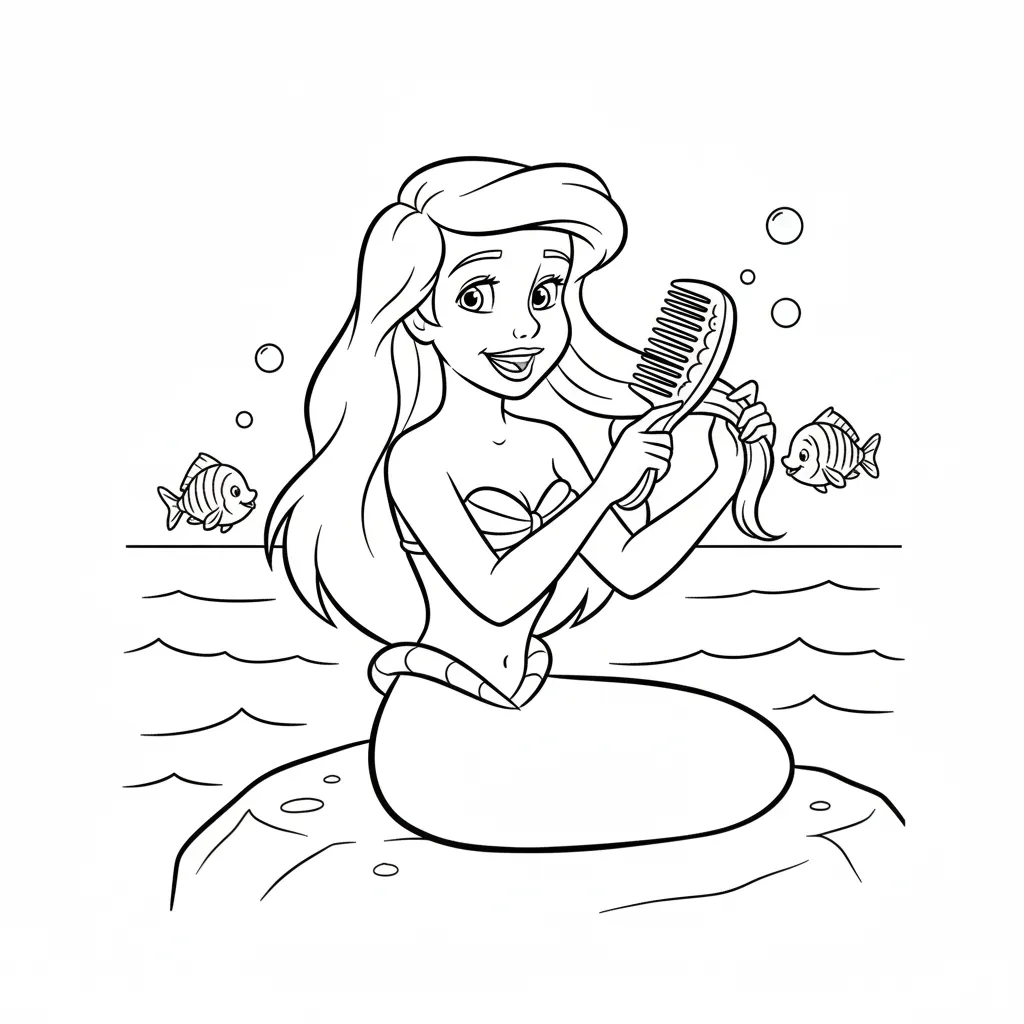 Princesas Disney 1 para colorear gratis