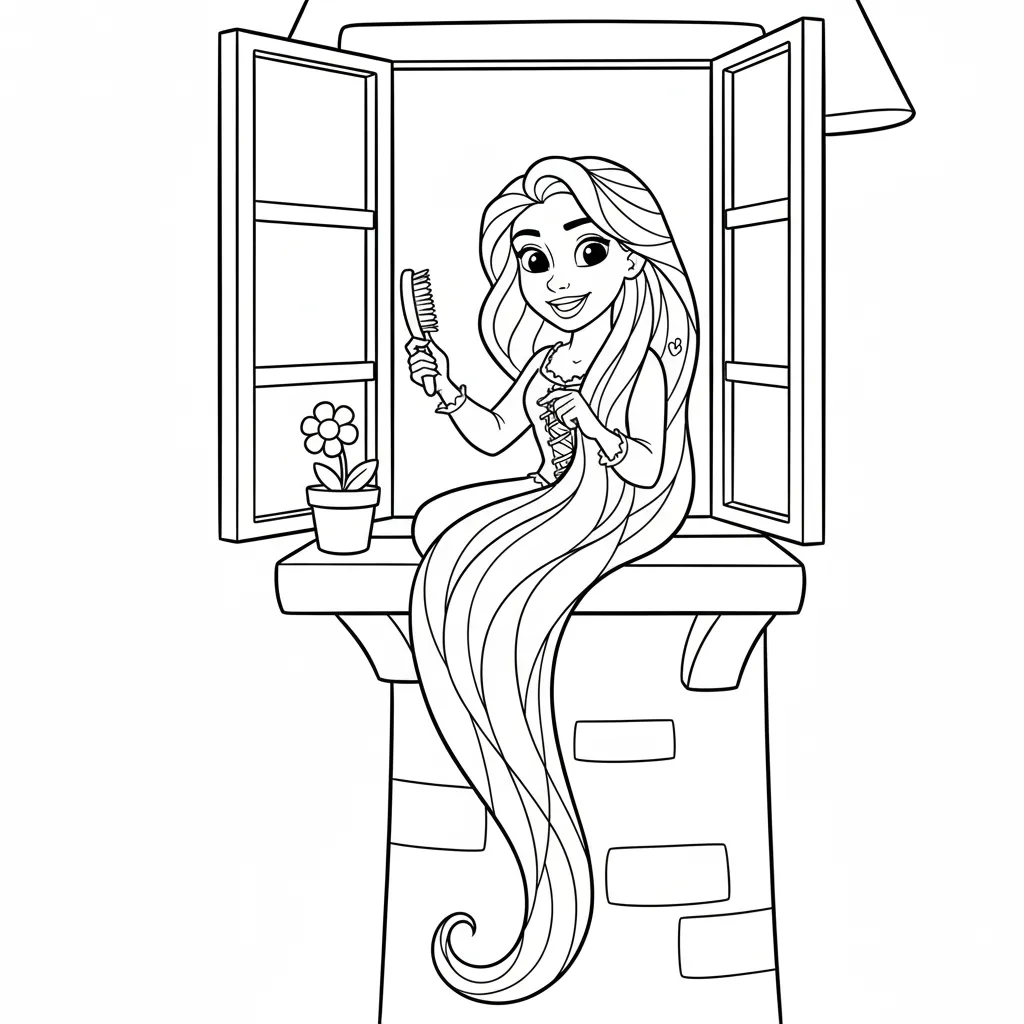 Princesas Disney 3 para colorear en línea para niño