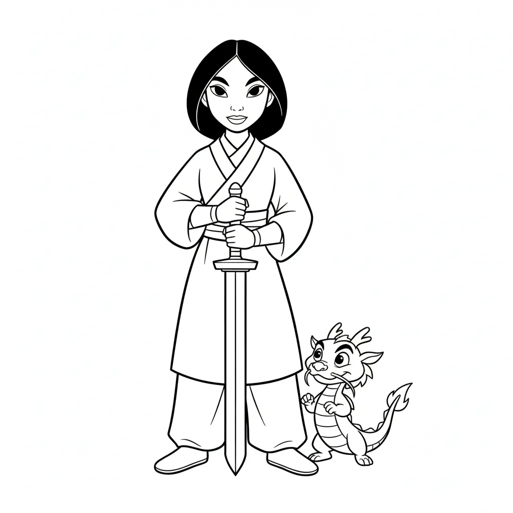 Princesas Disney 4 para colorear para imprimir para niño de 3 años