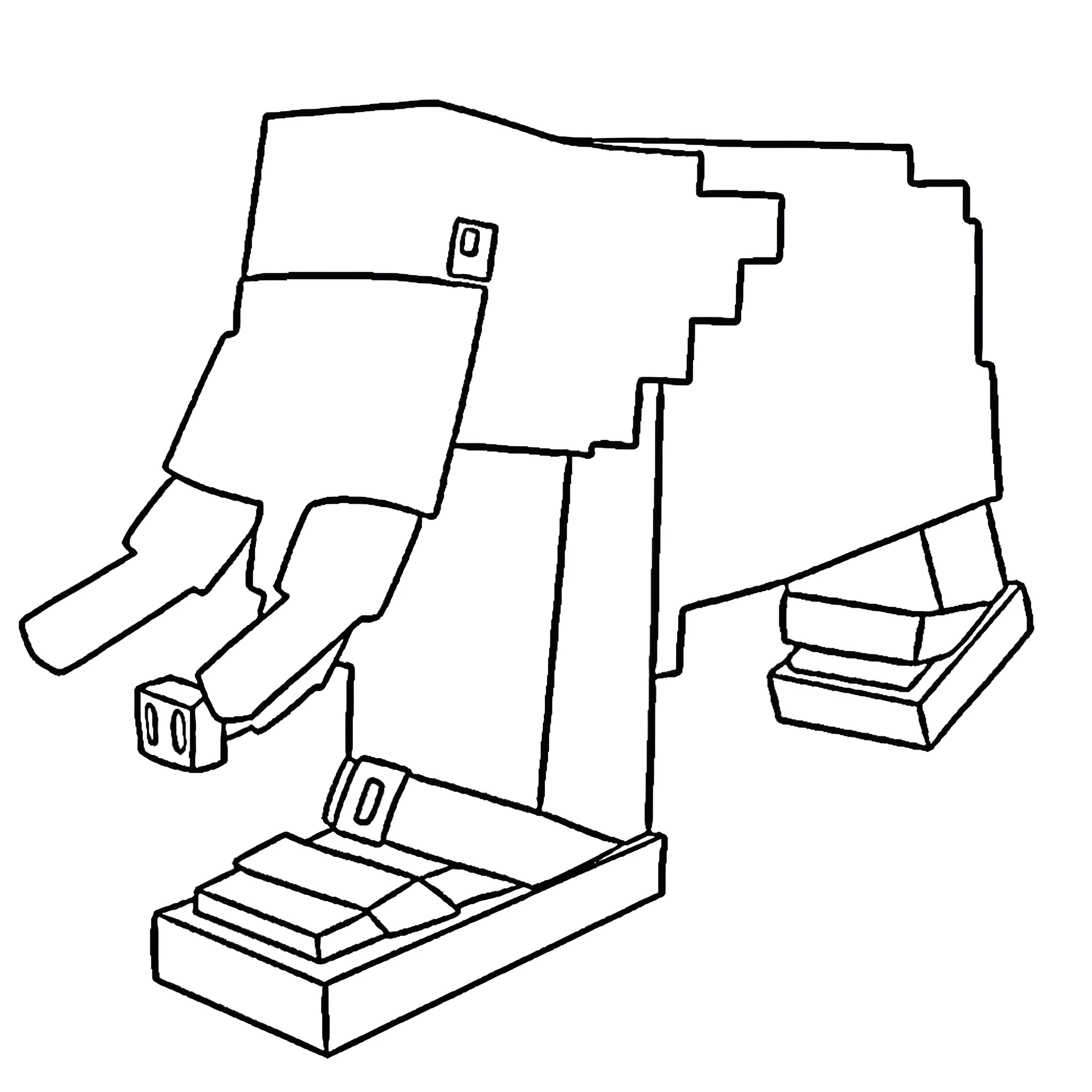 Roba un Brainrot6 para colorear para imprimir gratis