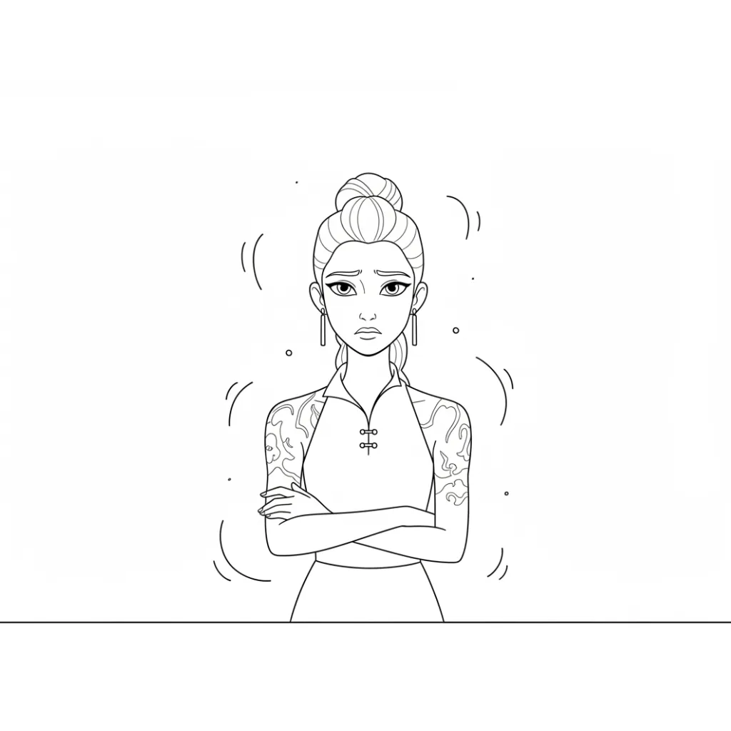 Rumi 4 para colorear de para niños