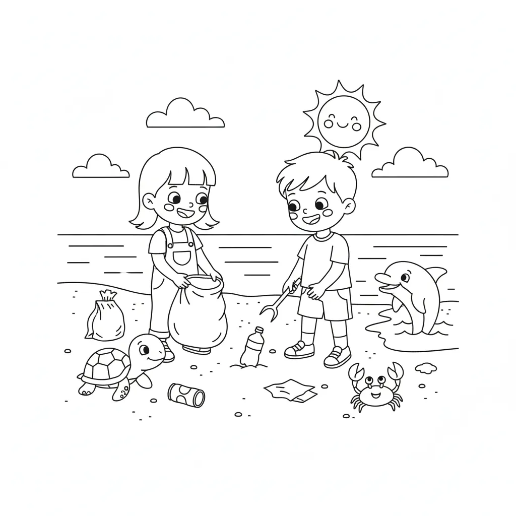 Semana De La Vida Animal 12 para colorear para niño de 7 años