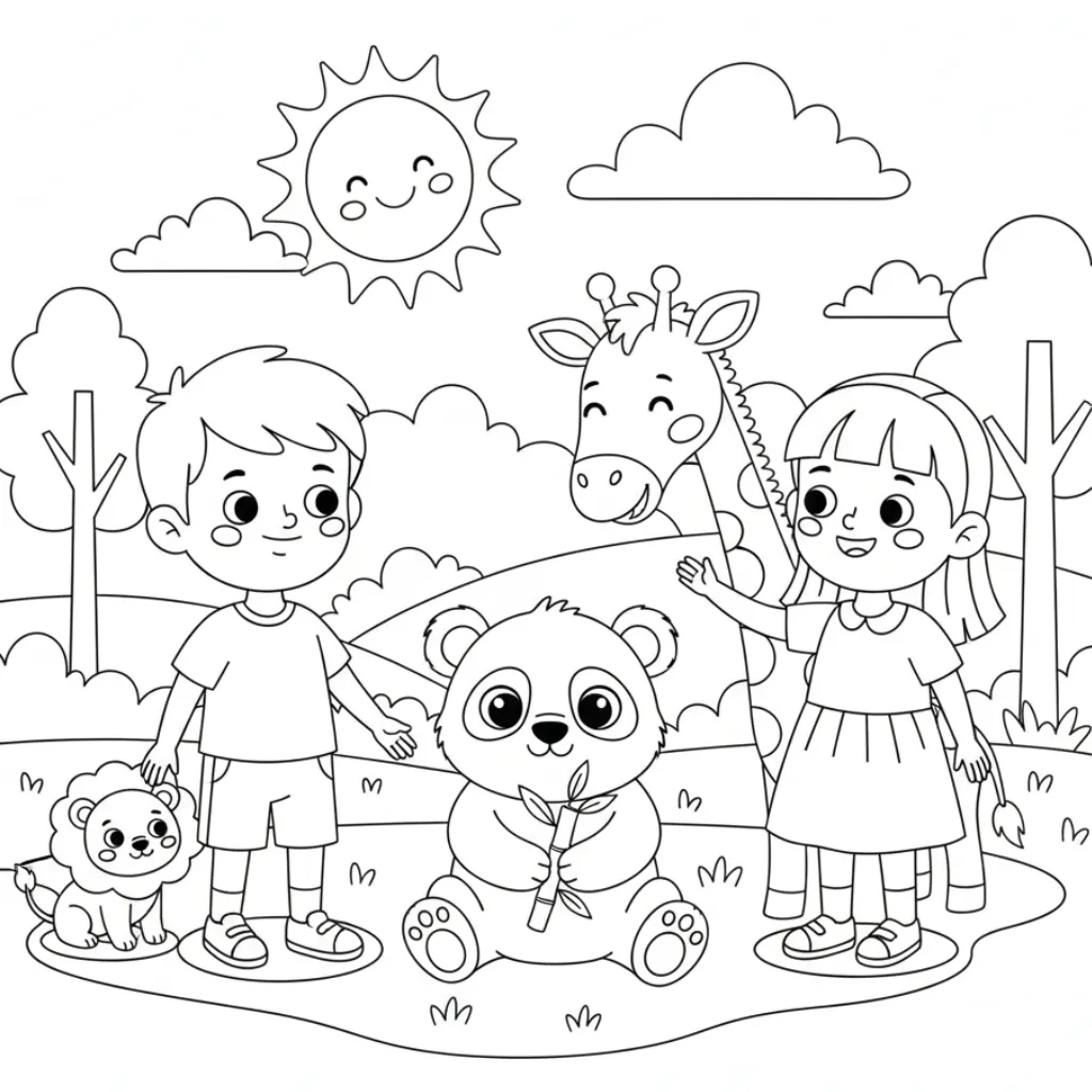 imprimir Semana De La Vida Animal 13 para colorear gratis