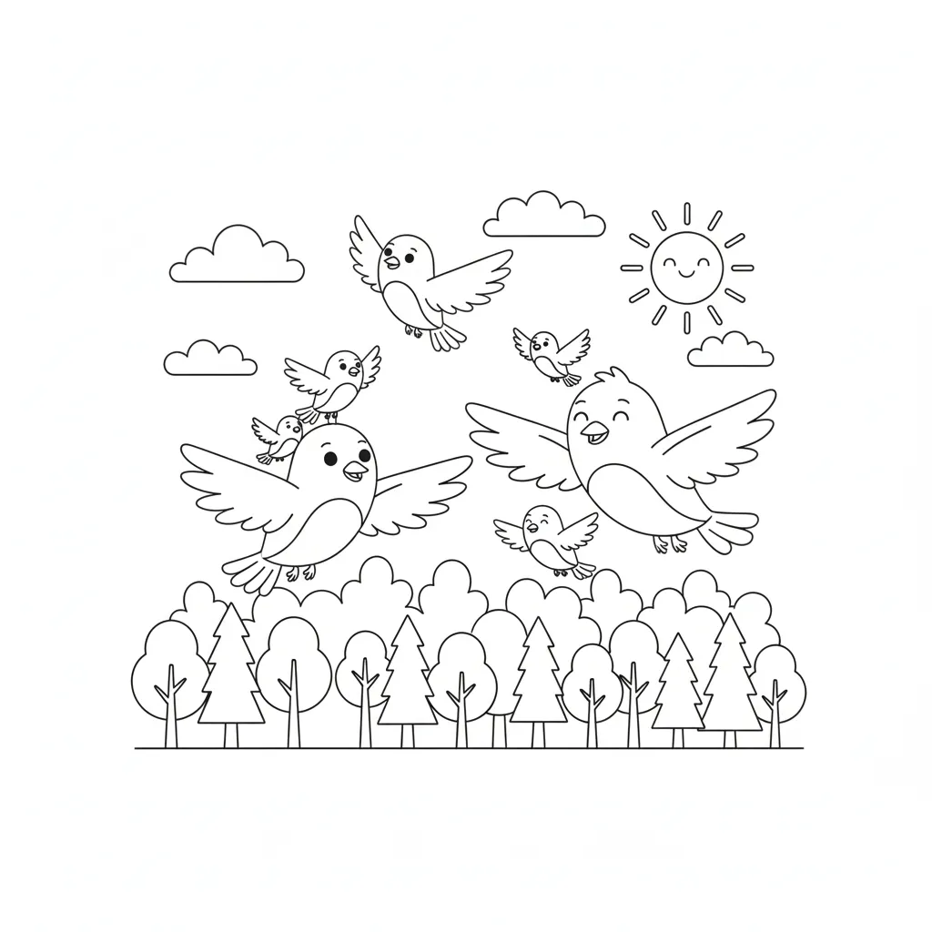 Semana De La Vida Animal 14 para colorear para niños para descargar