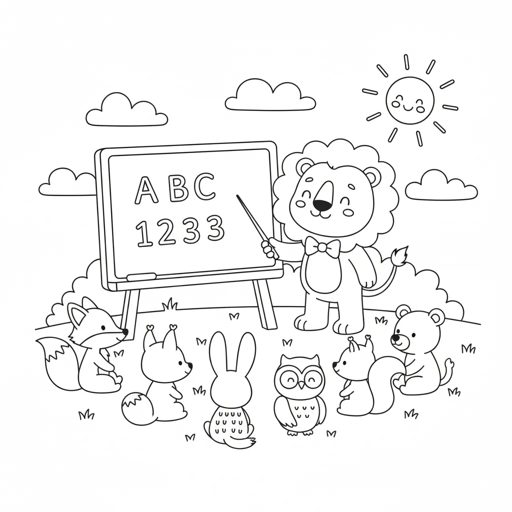 Semana De La Vida Animal 16 para colorear para niño