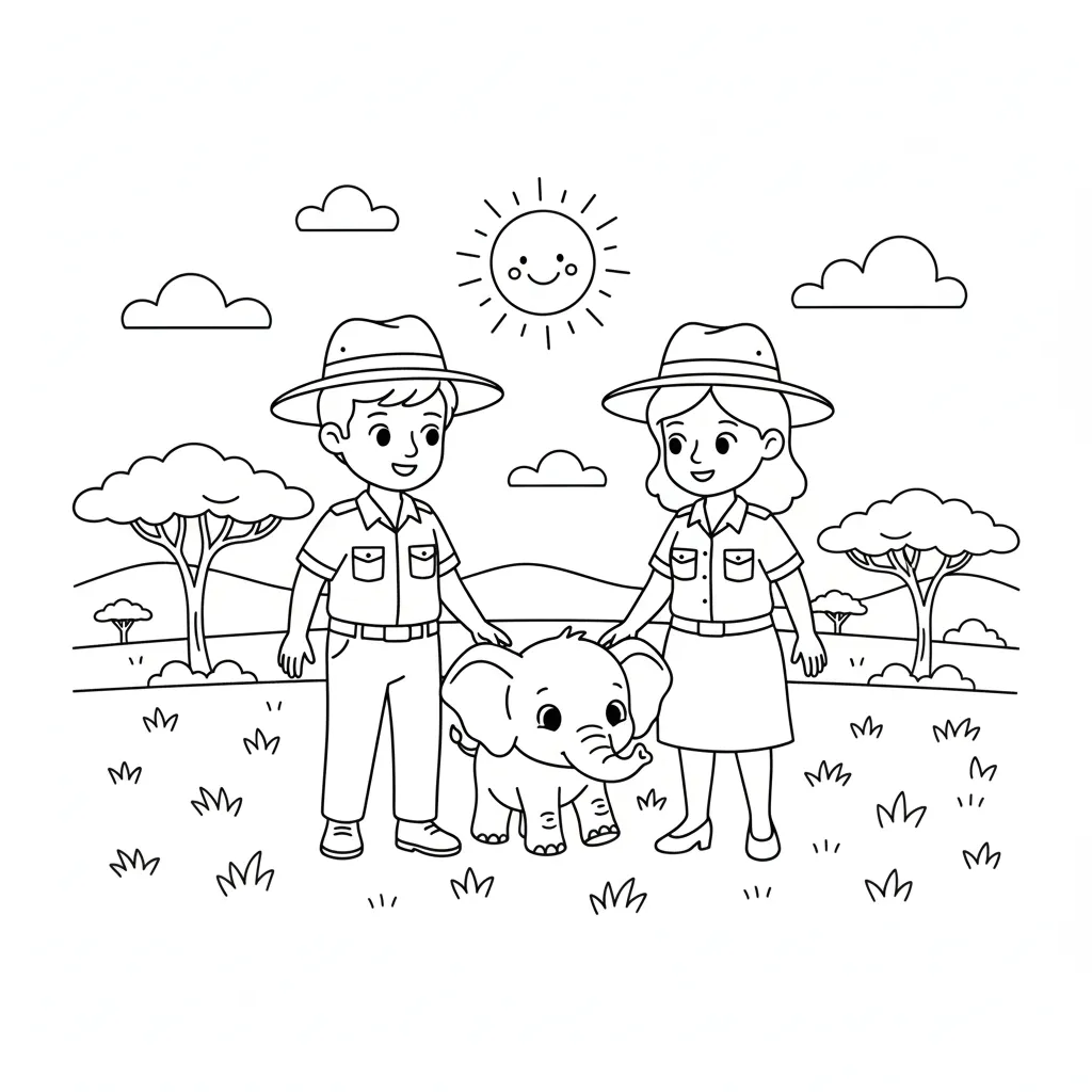 Semana De La Vida Animal 3 para colorear para imprimir gratis pdf