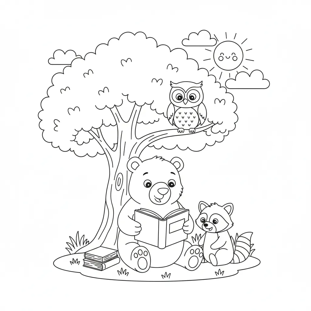 Semana De La Vida Animal 6 para colorear en línea para niño