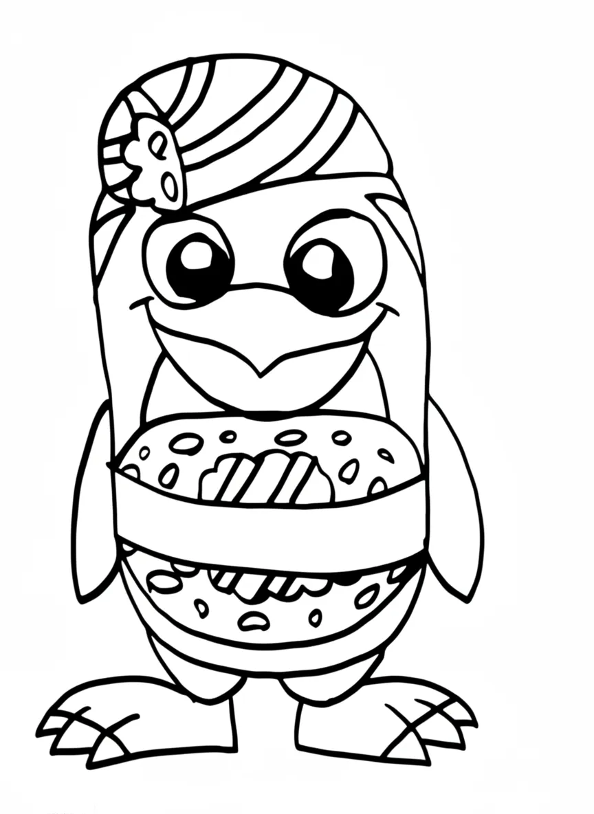 Sigma Boy para colorear para niños