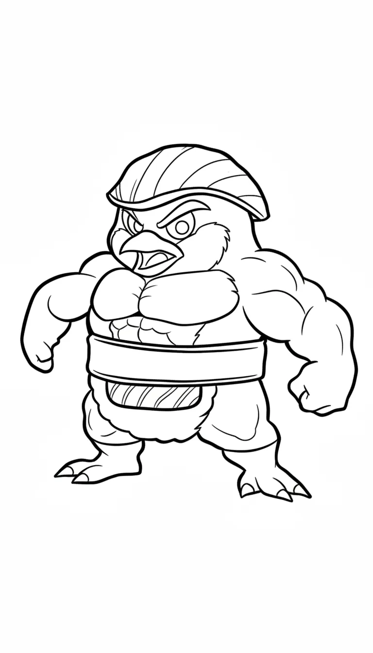 Sigma Boy para colorear para imprimir para niño de 4 años