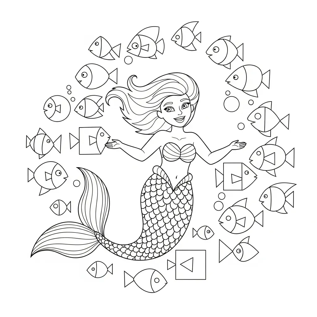 Sirena para dibujar en línea