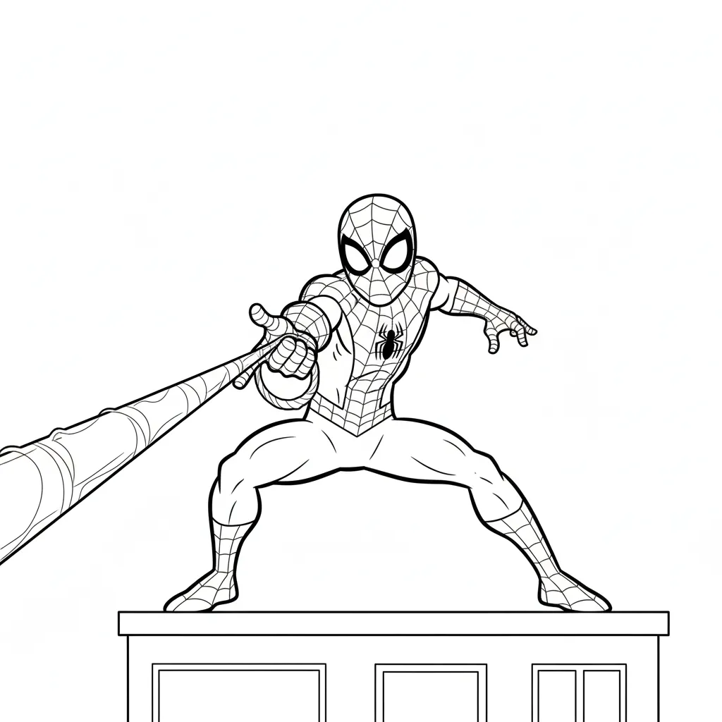 Spiderman 2 para dibujar en línea