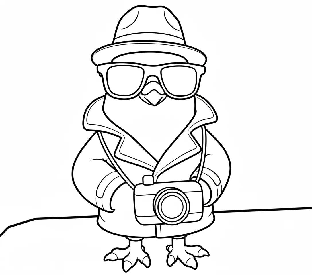 Spijuniro Golubiro para colorear y dibujos