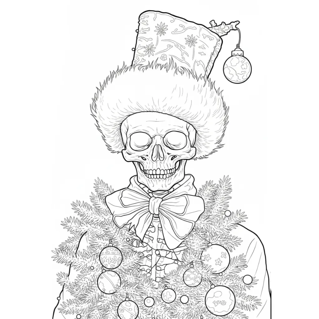 Spooky Christmas 14 para colorear para imprimir para niño de 9 años
