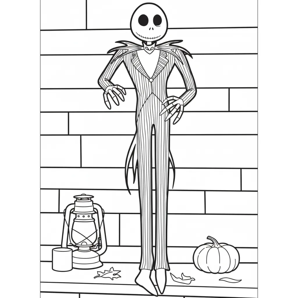 Spooky Christmas 9 para colorear para niño de para imprimir