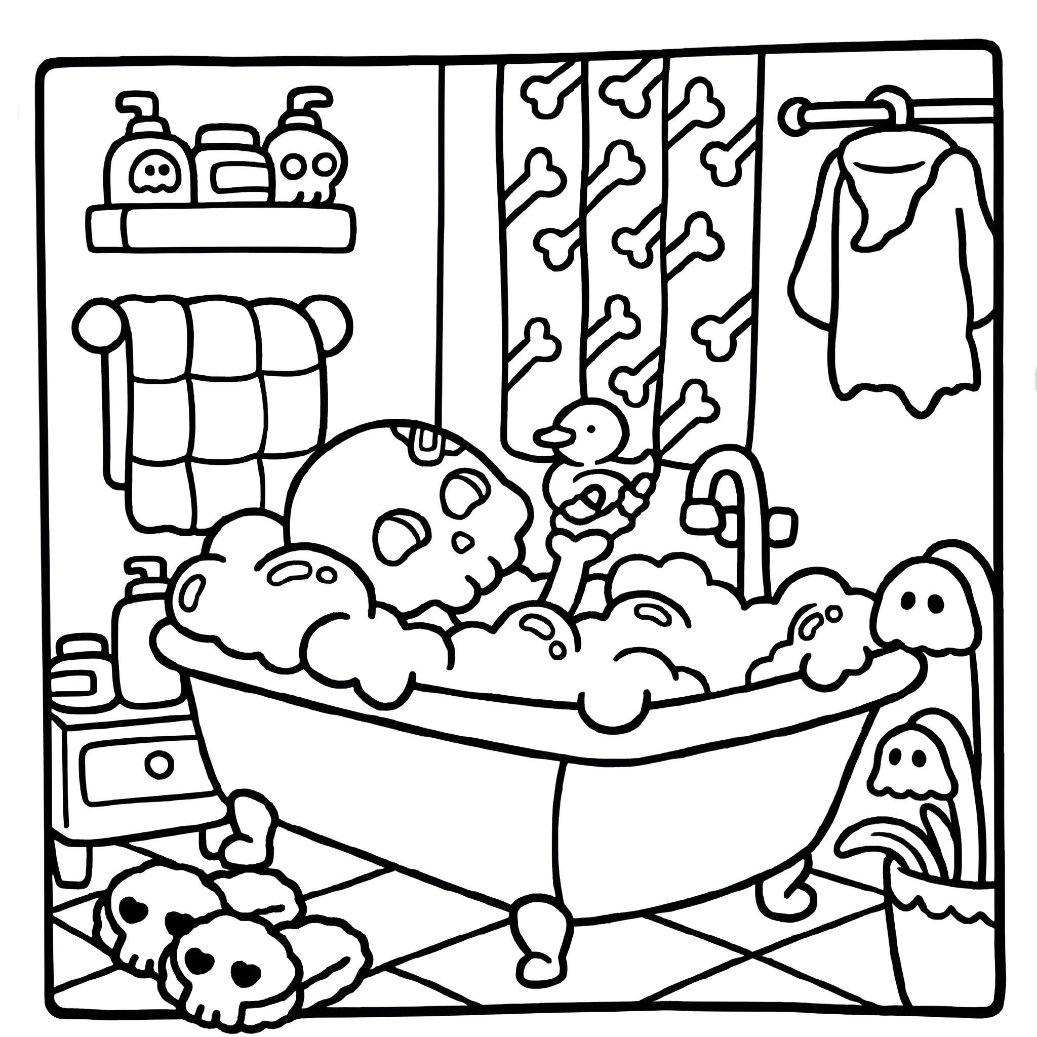 Spooky Cutie 15 para dibujar en línea