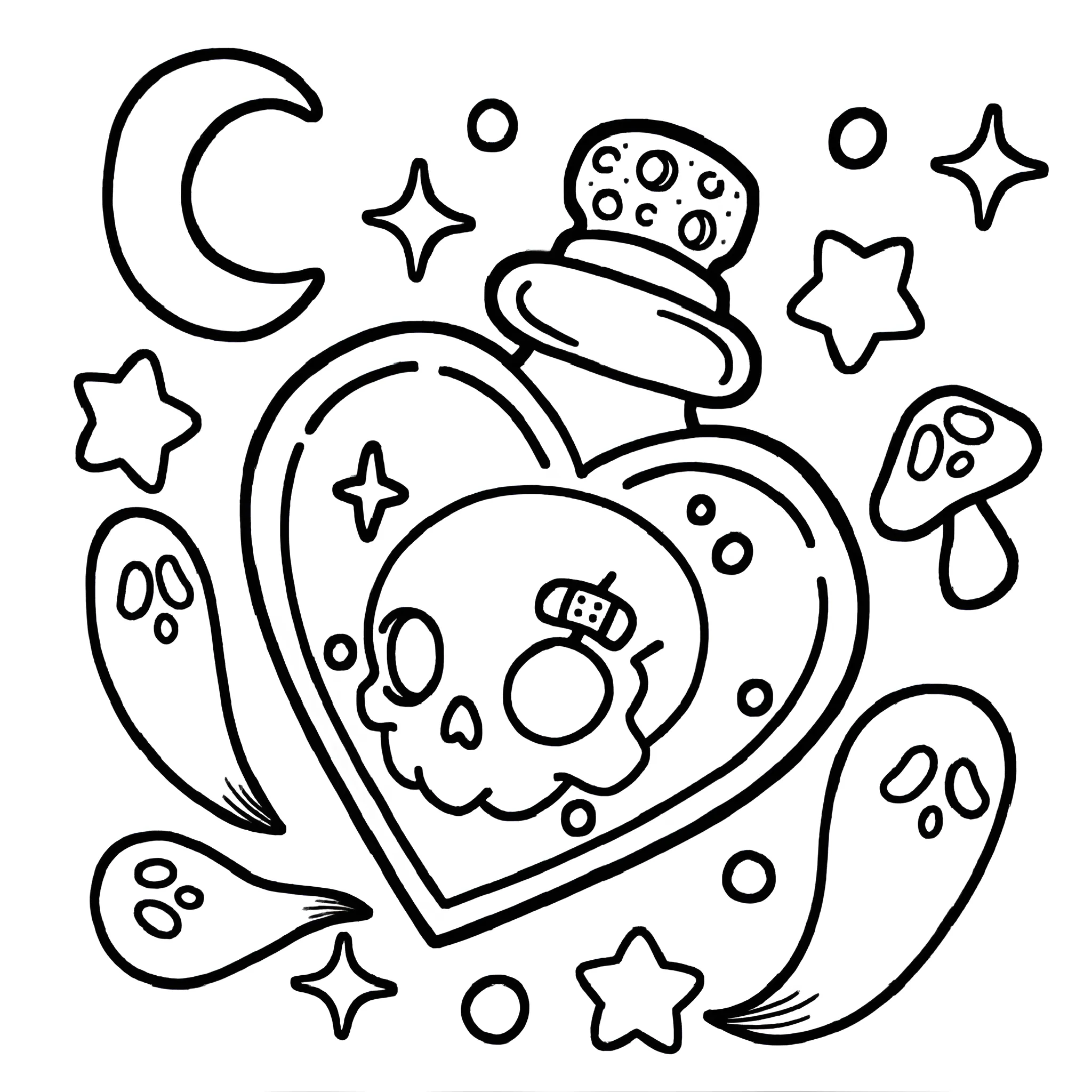 Spooky Cutie 21 para colorear para imprimir