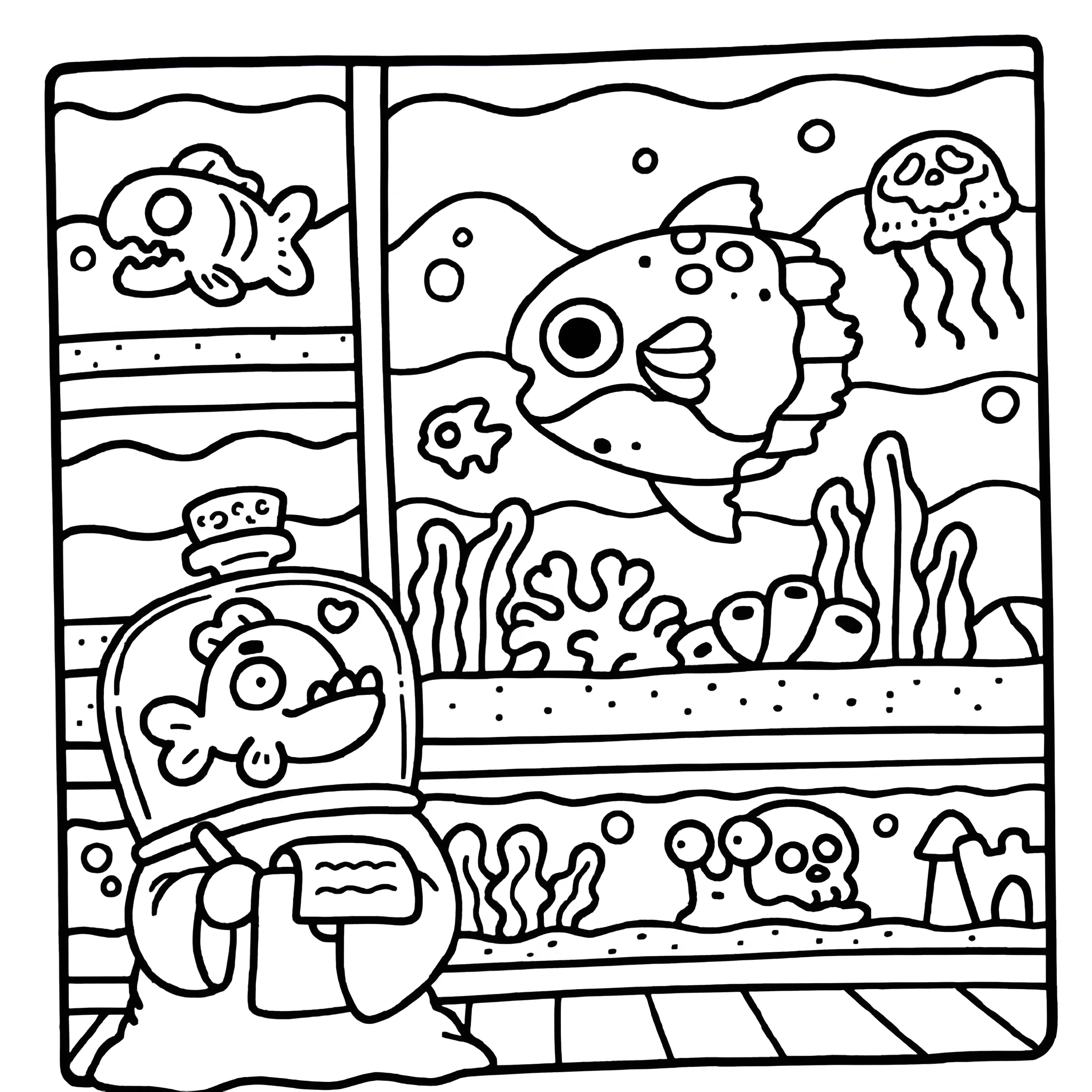 Spooky Cutie 26 para colorear y dibujo para imprimir