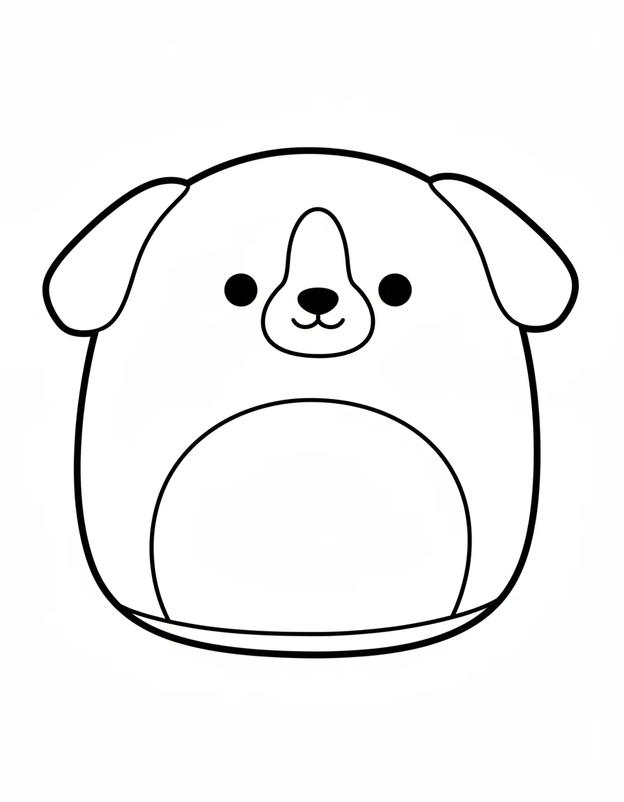 imprimir Squishmallow 13 para colorear gratis