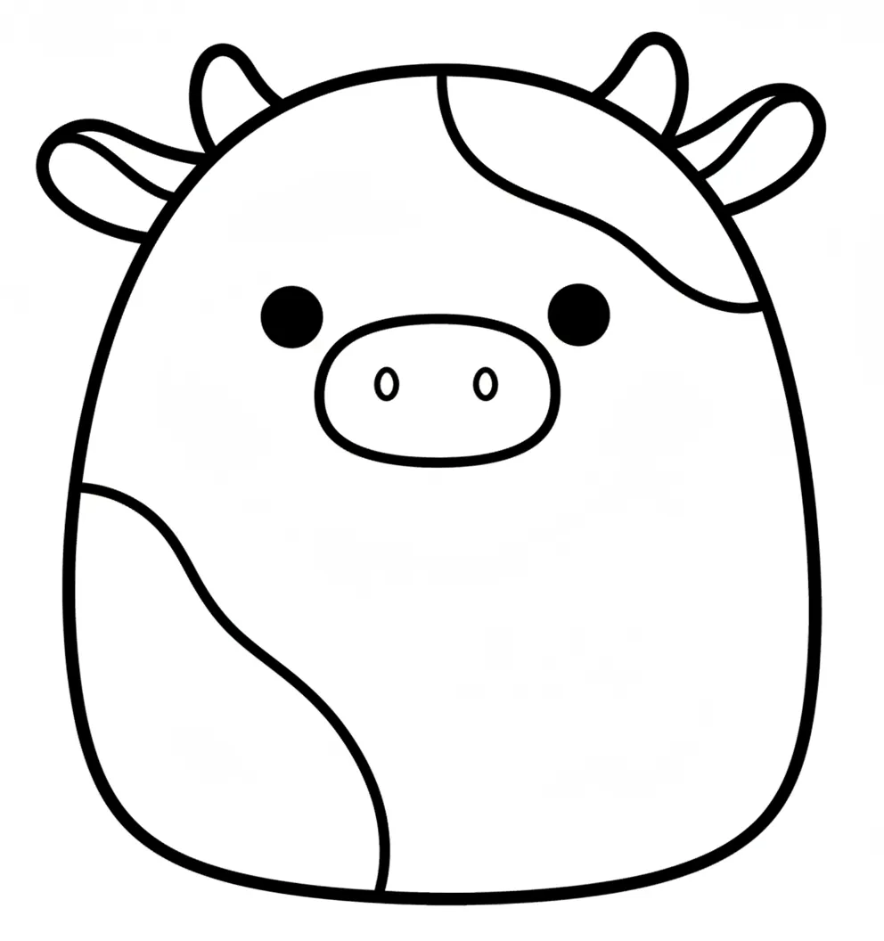 Squishmallow 22 para colorear para imprimir gratis