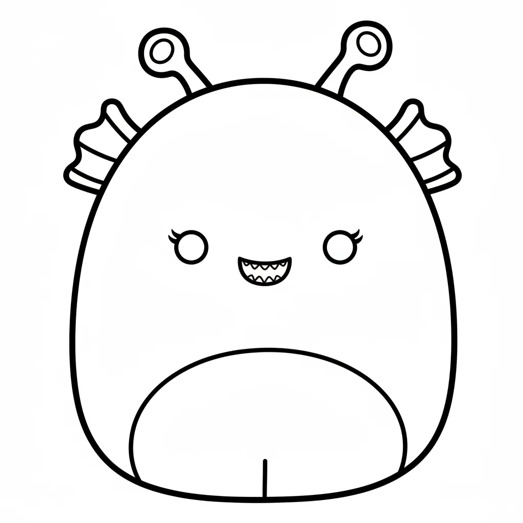 Squishmallow 26 para colorear y dibujos