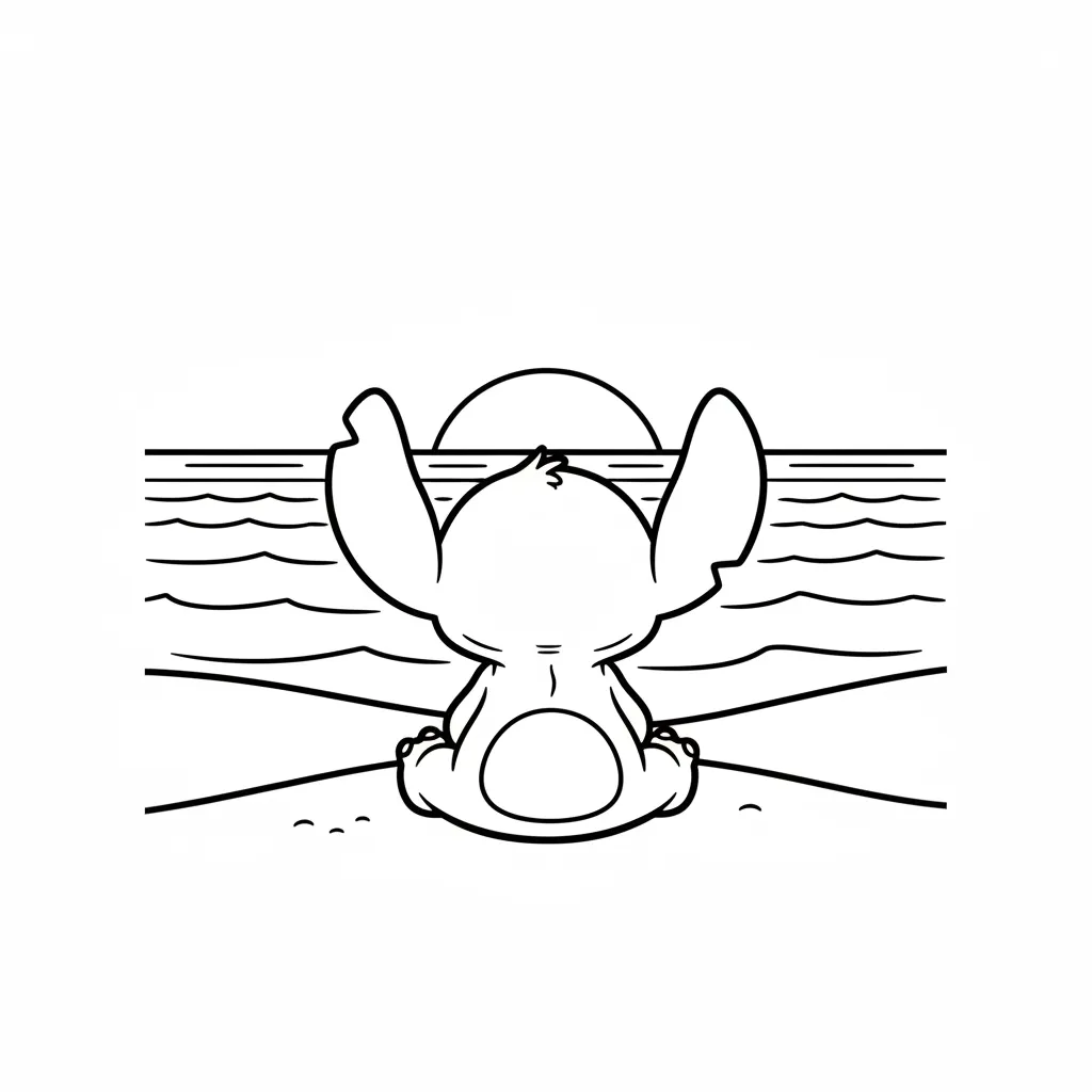 Stitch para colorear y dibujos