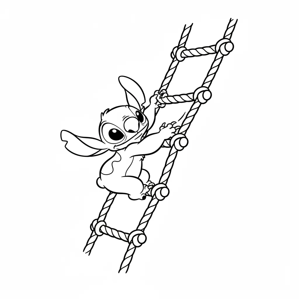 Stitch para dibujar e imprimir