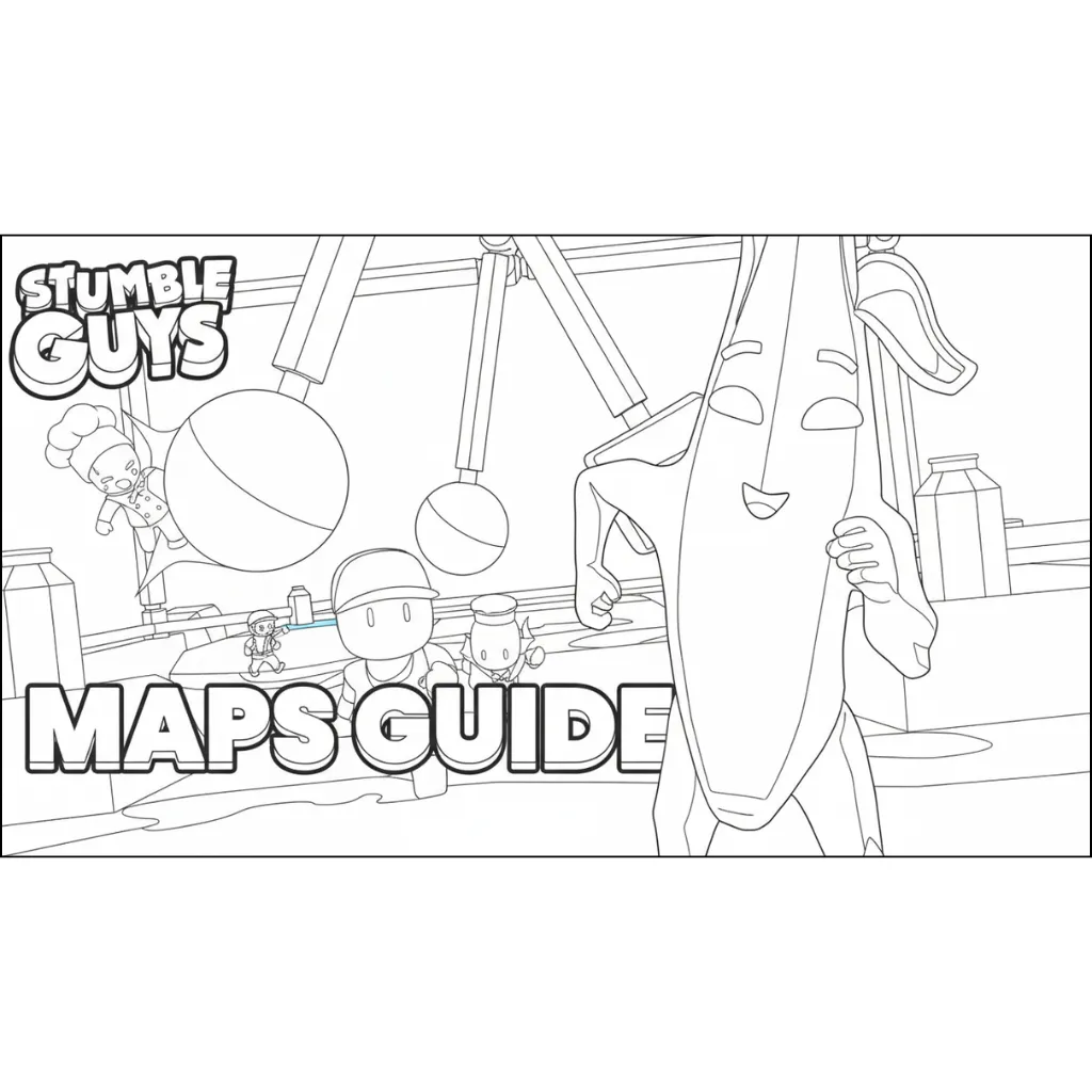 Stumble Guys 3 para colorear en línea