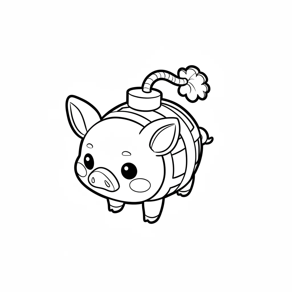 imprimir Svinino Bombondino para colorear