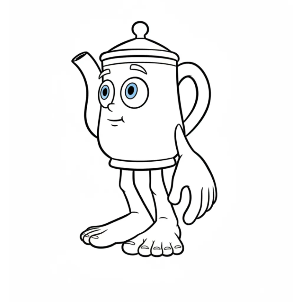 Ta Ta Ta Ta Sahur 4 para colorear para niño de 10 años