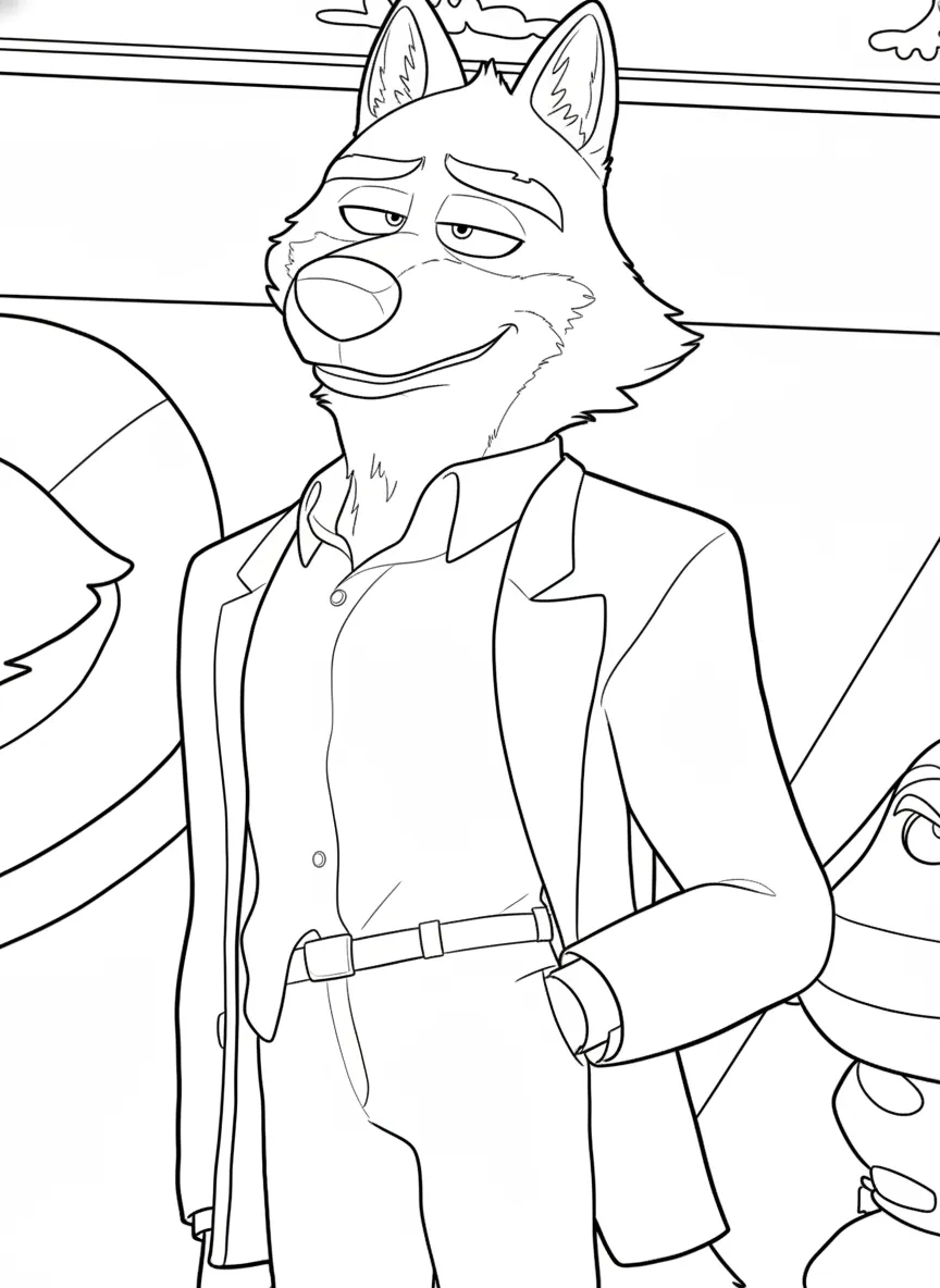 The Bad Guys 2 para colorear para imprimir gratis