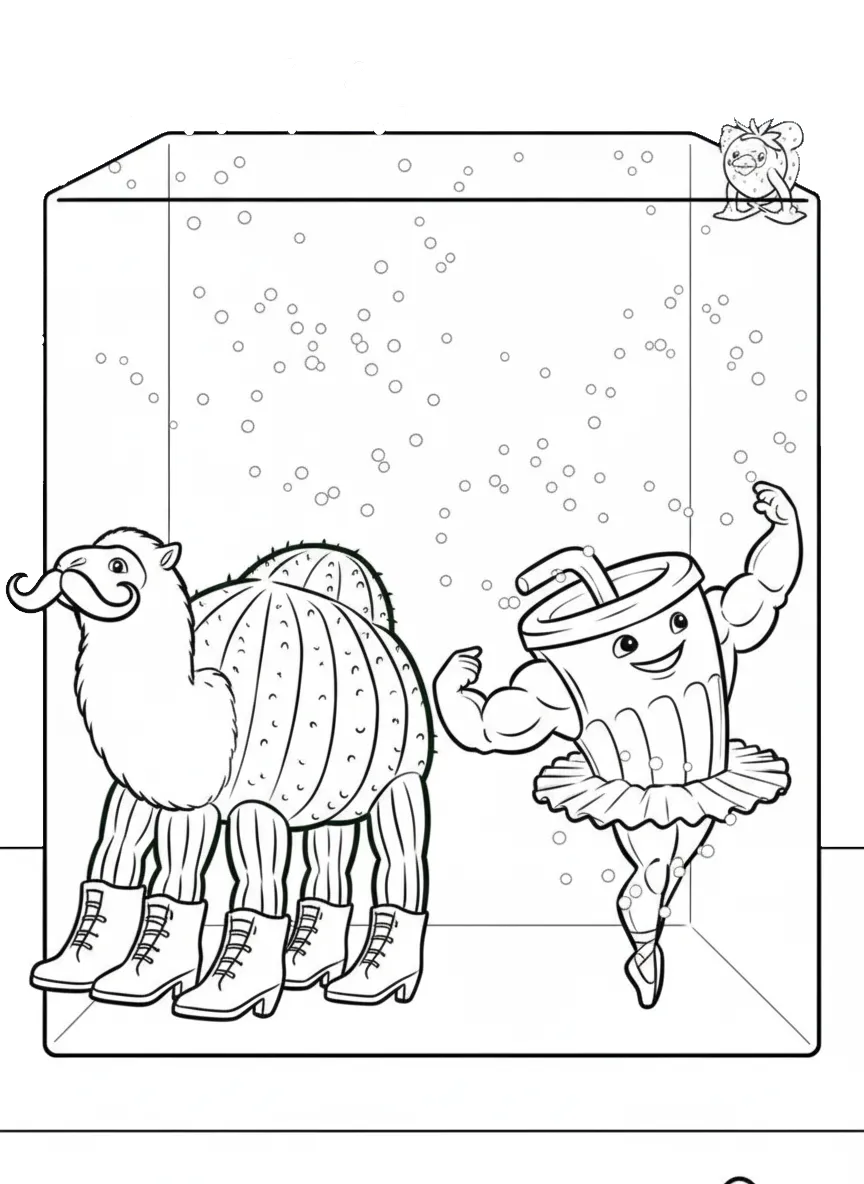 Tob Tobi Tob Tob Tobi Tob para colorear para imprimir para niño de 3 años