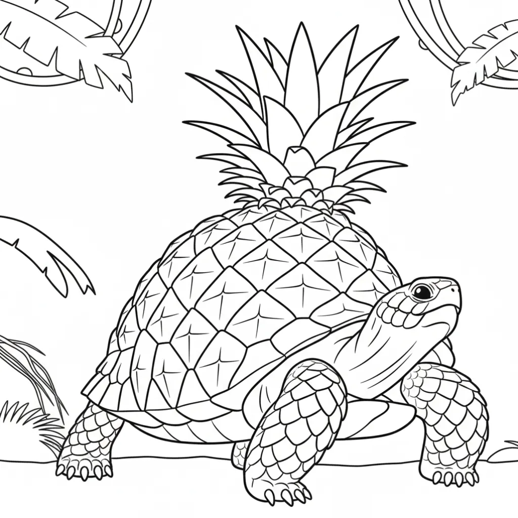 imagen para colorear Torrtuginni Dragonfrutinni 1 niño