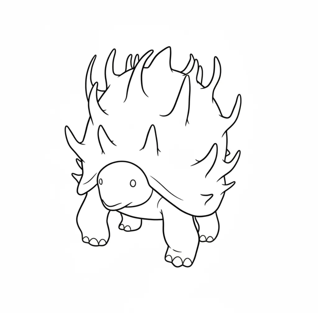 Torrtuginni Dragonfrutinni 3 para colorear para imprimir