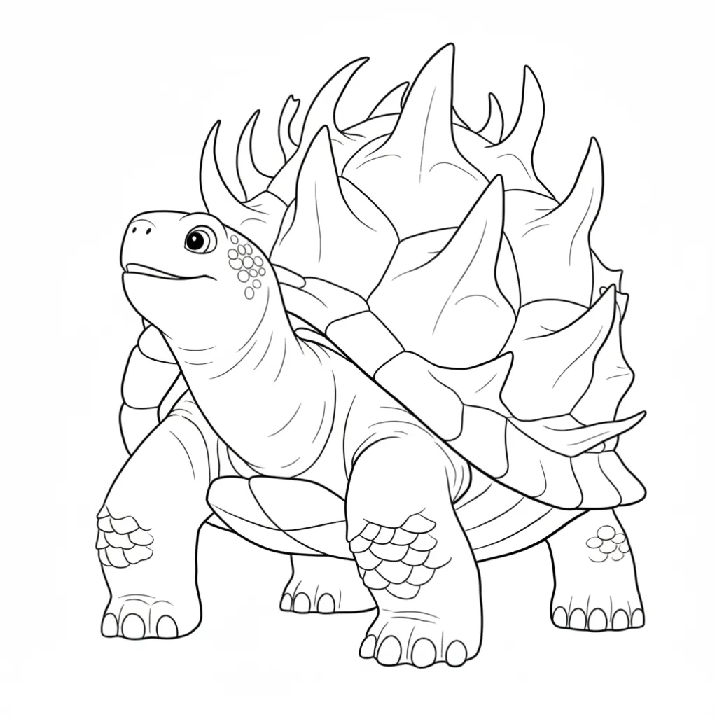 Torrtuginni Dragonfrutinni 6 para colorear para imprimir pdf