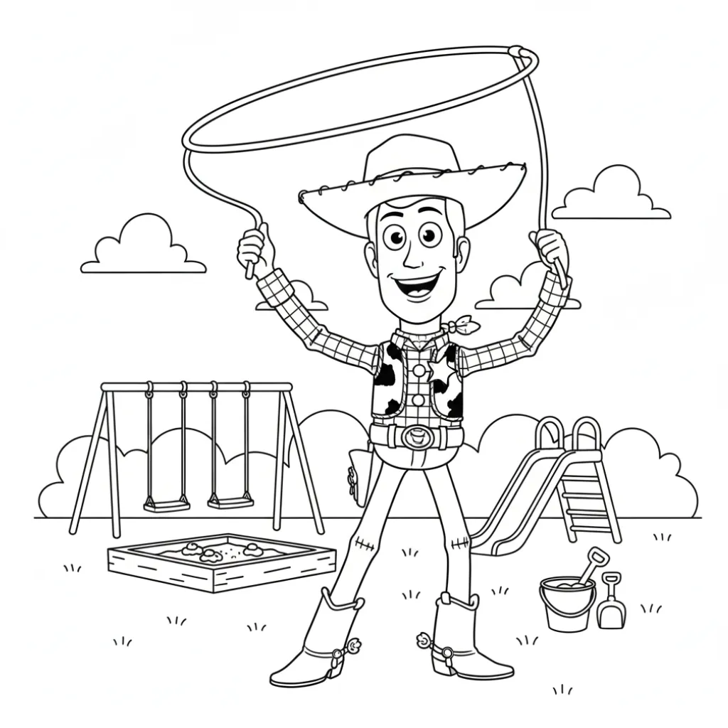 Toy Story10 para colorear y recortar