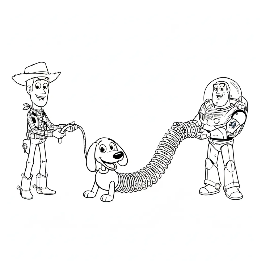 Toy Story14 para colorear para imprimir para niño de 7 años