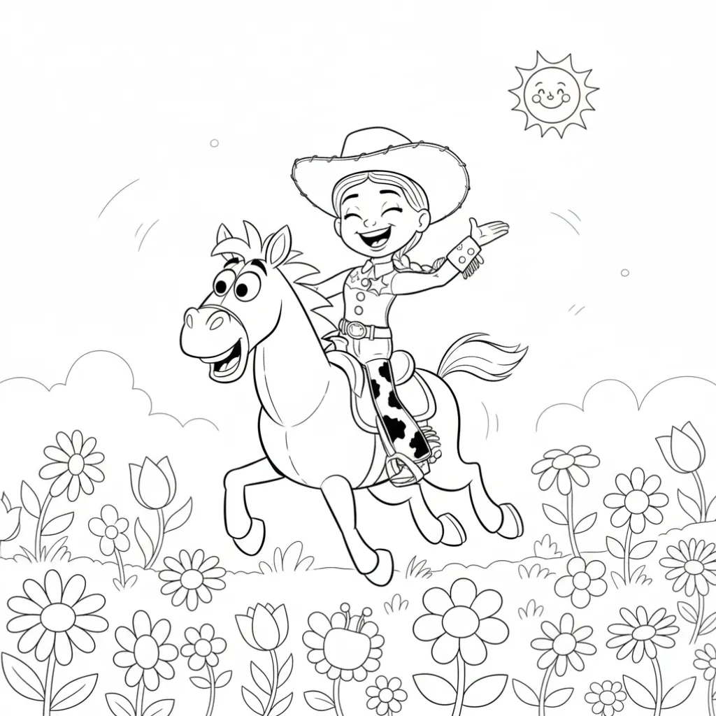 Toy Story15 para colorear para imprimir a4