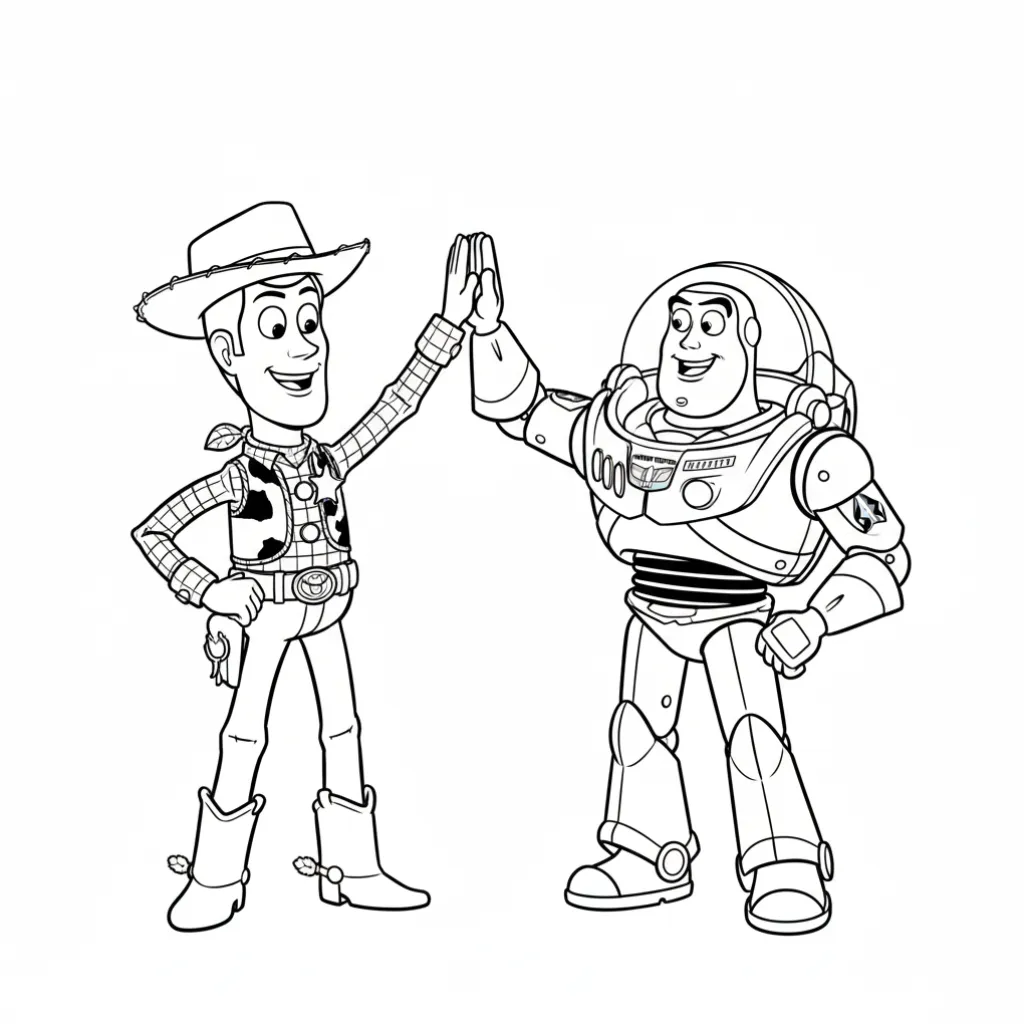 para imprimir Toy Story4 para colorear gratis