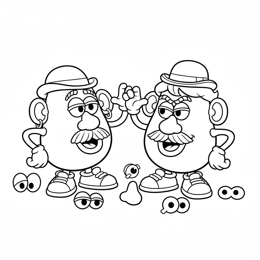 imagen de Toy Story5 para colorear para niño