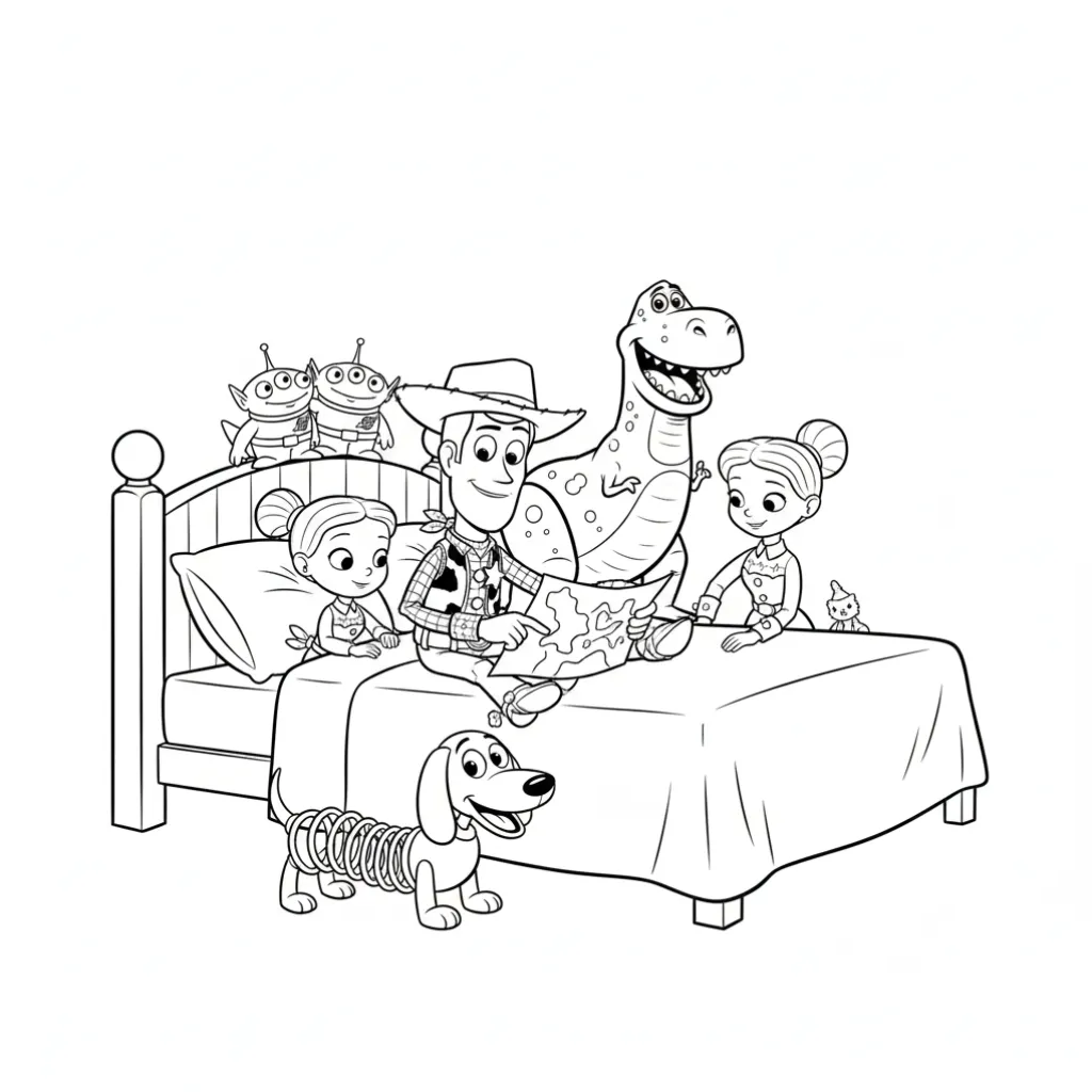 Toy Story9 para colorear para imprimir
