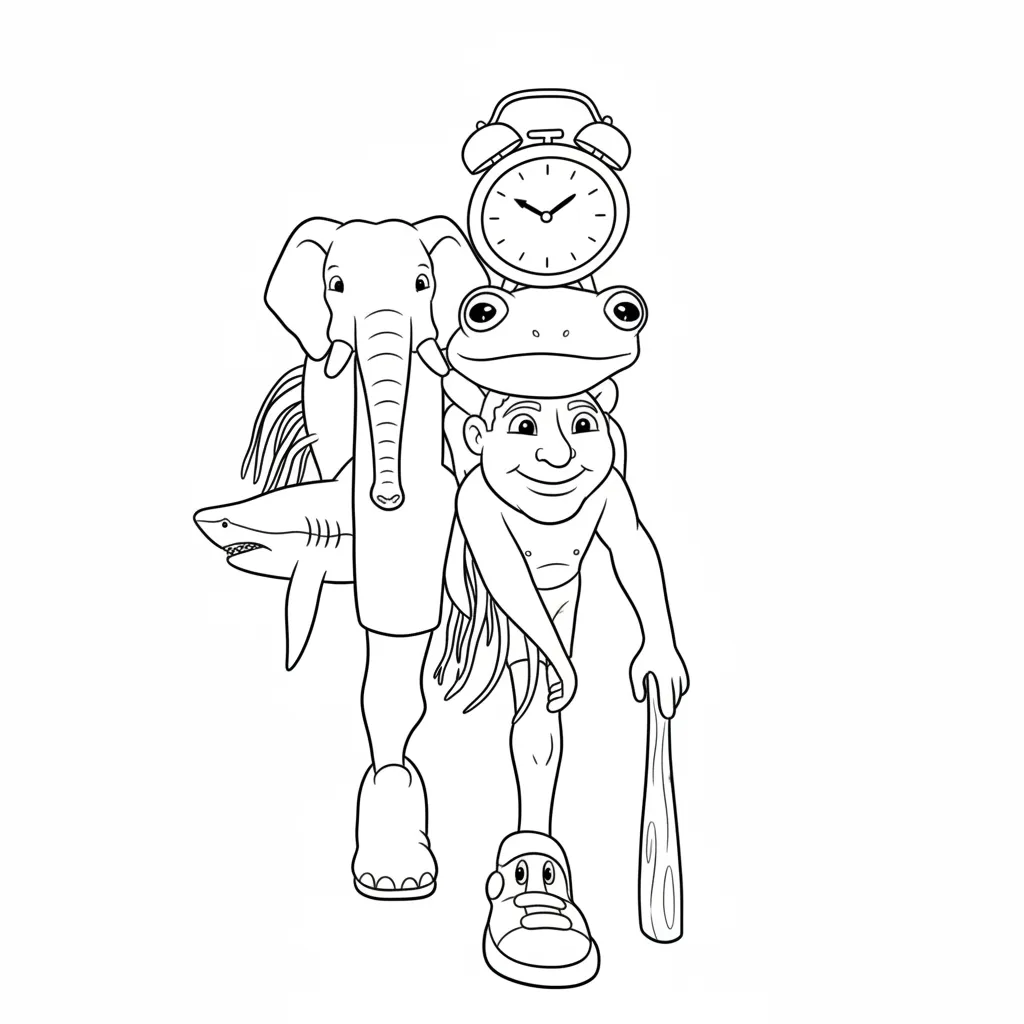 Tripi Tripo 2 para colorear para niño de 10 años