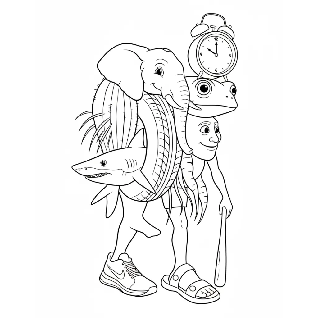 Tripi Tripo 4 para colorear para imprimir para niño de 7 años