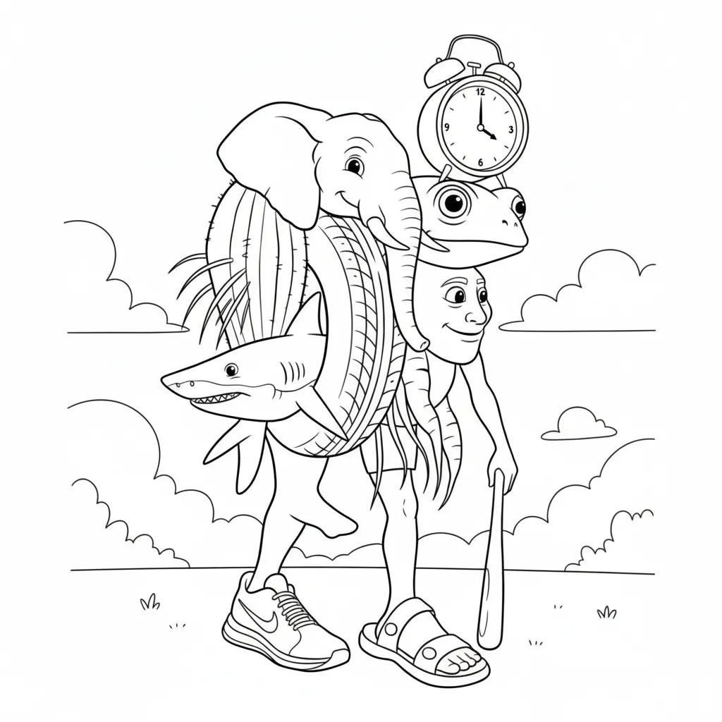 Tripi Tripo para colorear gratis para niños