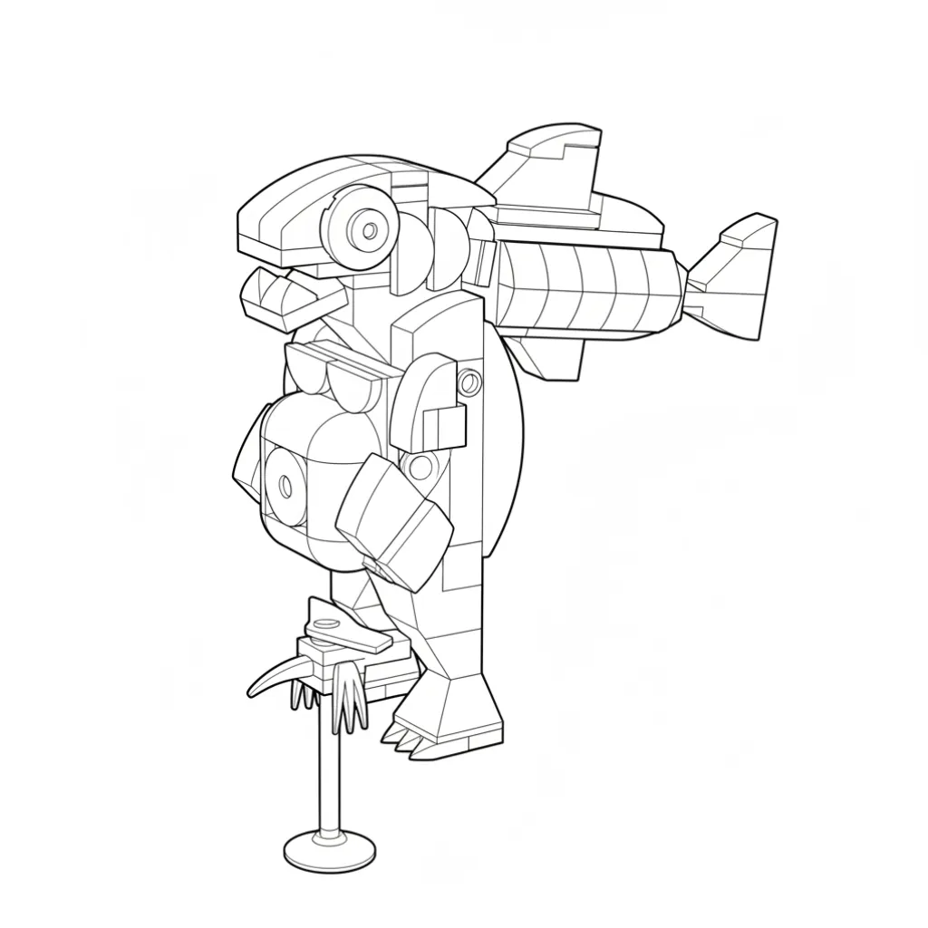 Trippi Troppi2 para colorear para niño de 2 años