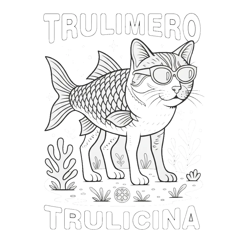 Trulimero Trulicina para colorear para imprimir